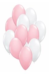 Hoşgeldin Bebeğim Pembe Flama Kürdan Pankart Balon Seti