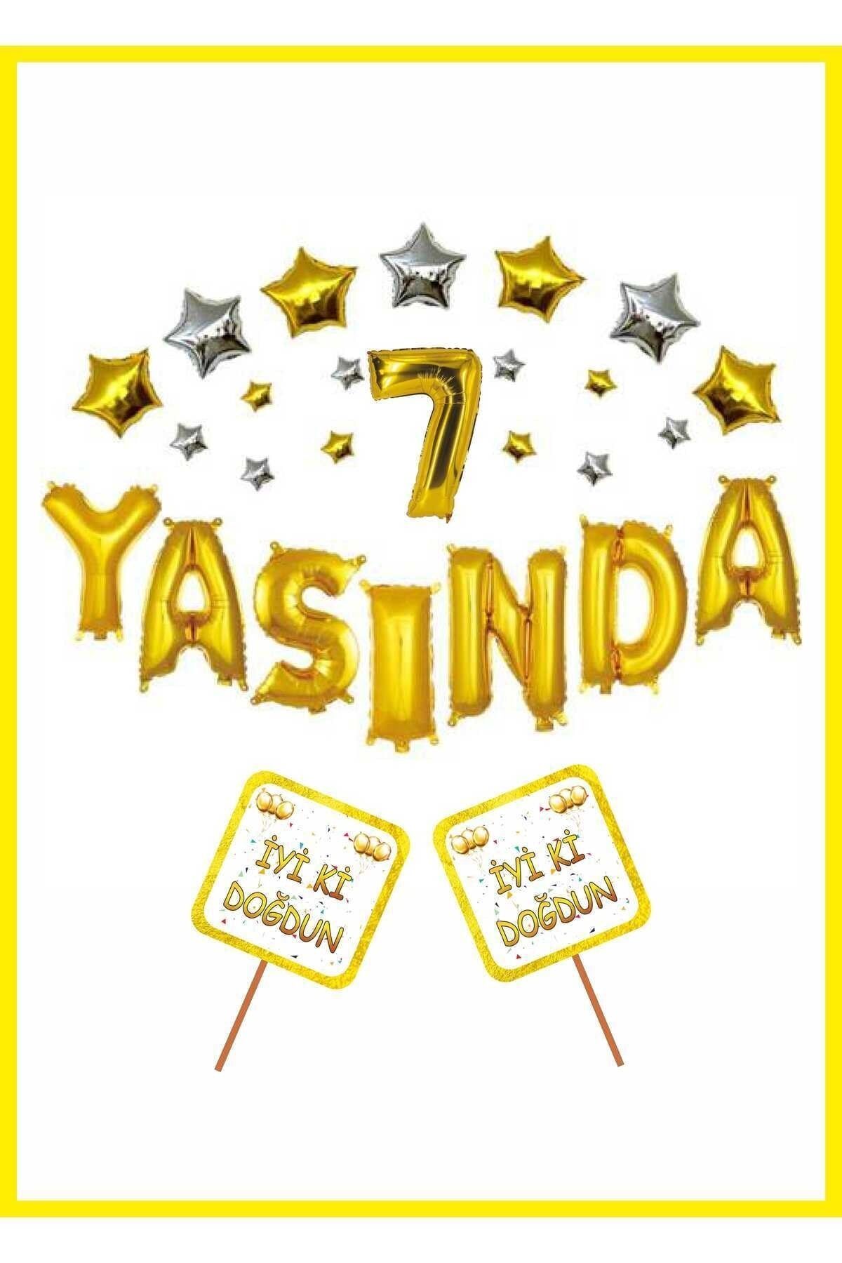 Yaşında GOLD Konsept Doğum günü Parti Kutlama Seti