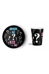 Cinsiyet Belirleme Kız Mı Erkek Mi Mega Parti Seti 8 Kişilik