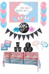 Cinsiyet Belirleme Kız Mı Erkek Mi Mega Parti Seti 16 Kişilik