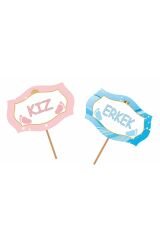 Cinsiyet Belirleme Kız Mı Erkek Mi Mega Parti Seti 16 Kişilik