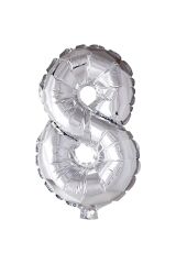 8 Yaş Doğumgünü Parti Konsepti Gümüş