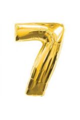 7 Yaş Doğumgünü Parti Konsepti Gold