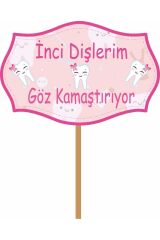 Diş Buğdayı Kişiye Özel Parti Seti Kız 8 Kişilik (isim Yazdırabilirsiniz)