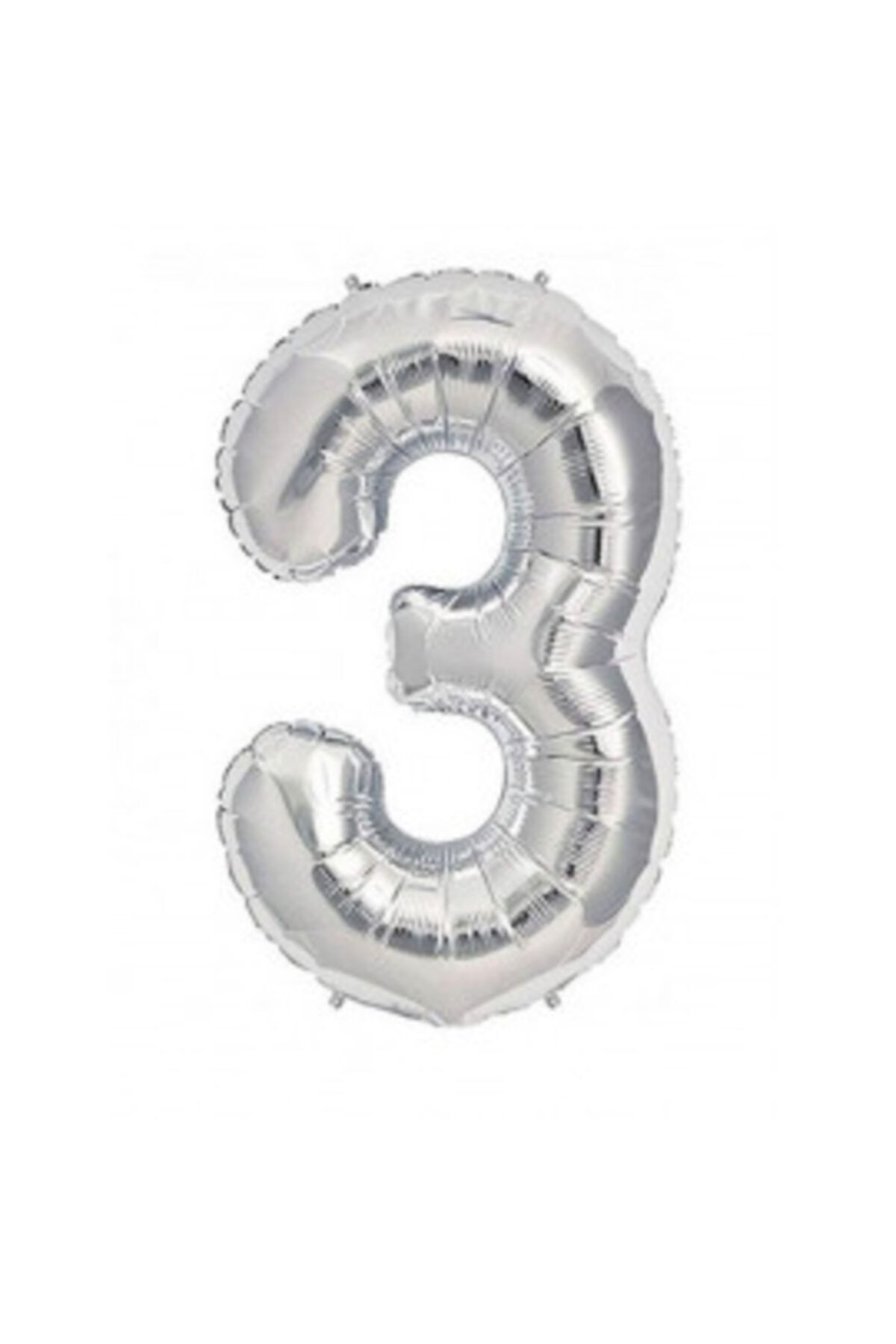 16'' Inç 36 Cm Folyo Rakam Balon Gümüş 3