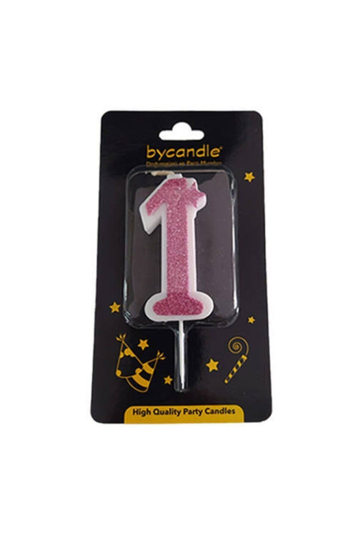 Rakam Mum Simli Pembe 1