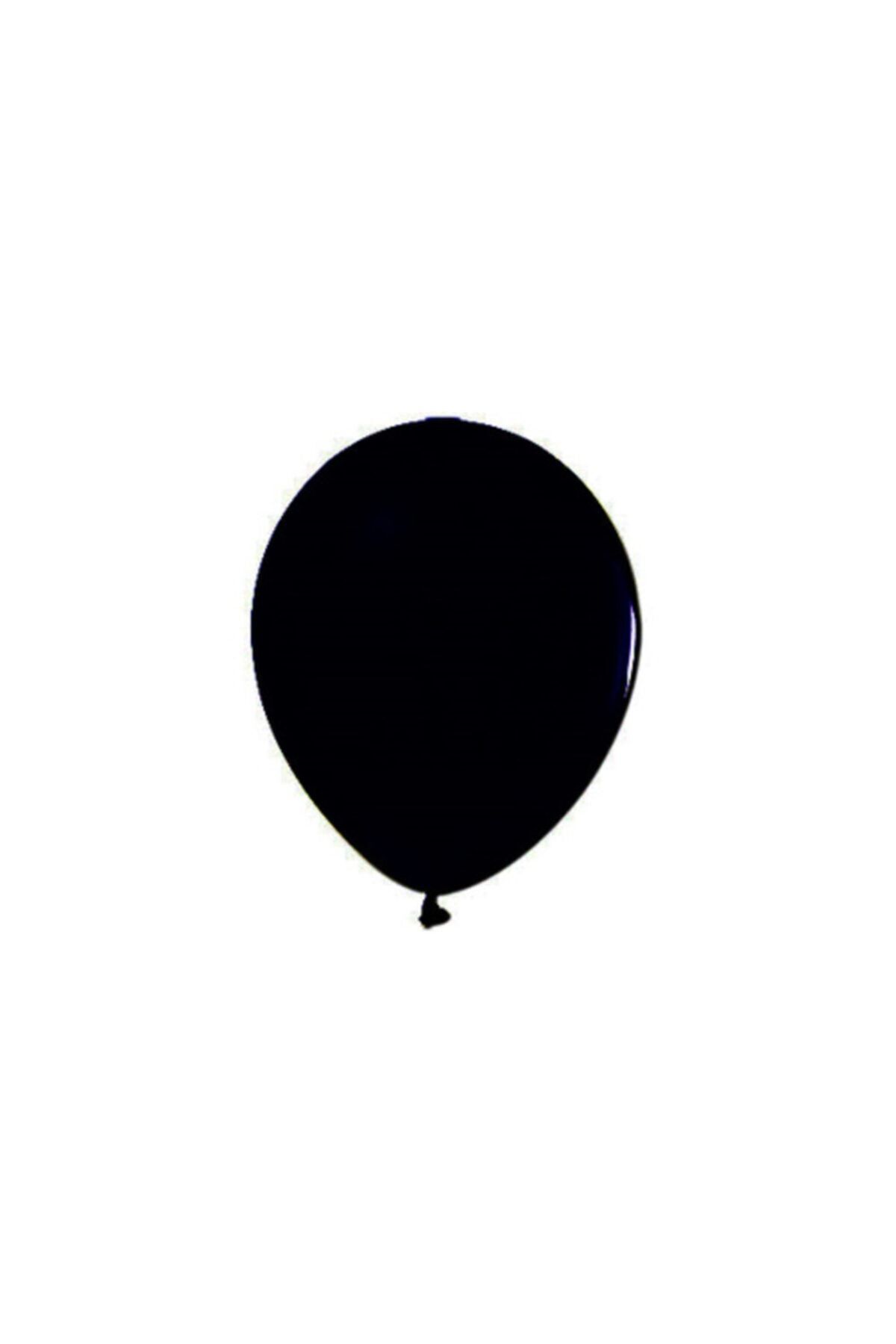 Metalik Balon 20 Adet Siyah