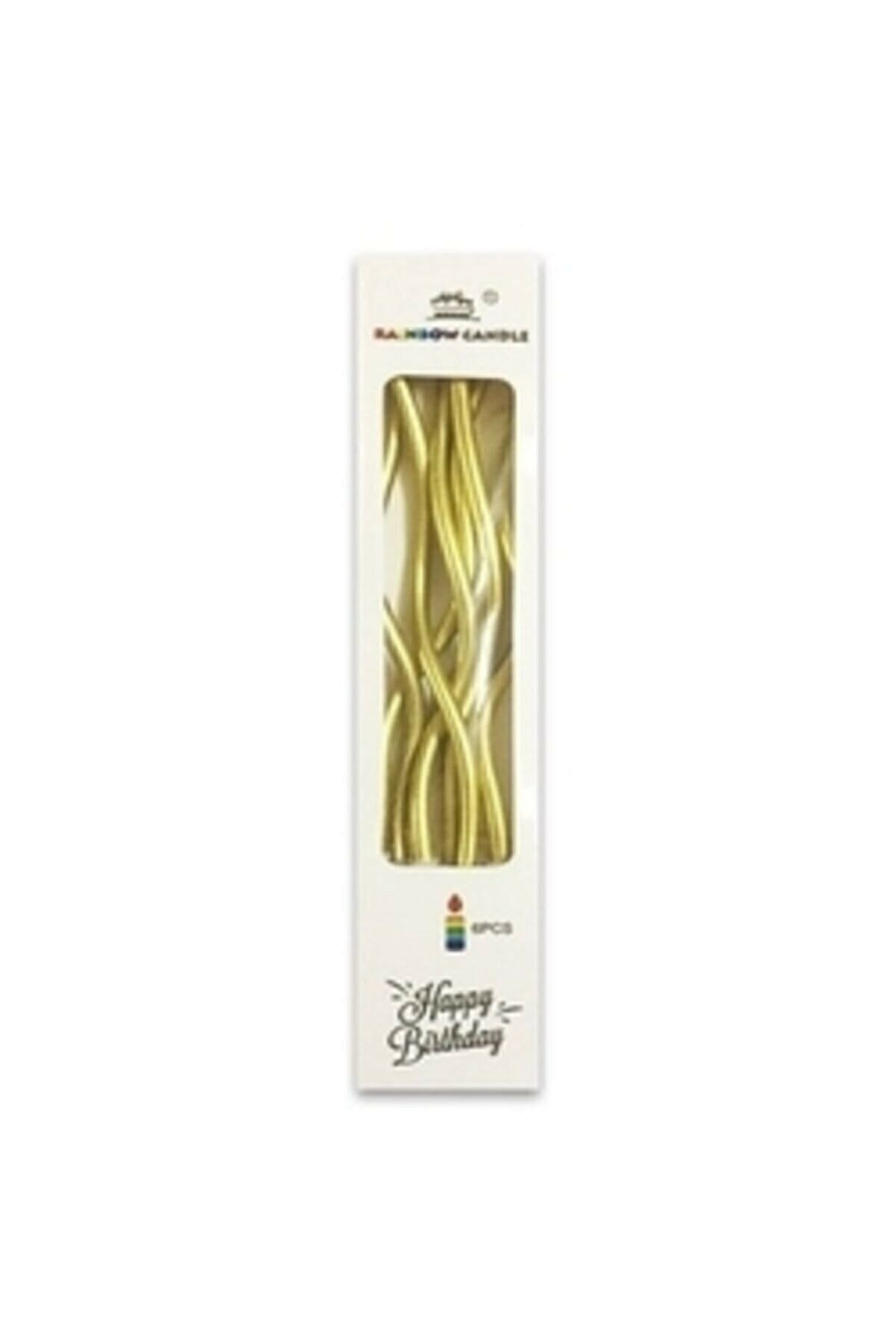 Pasta Mumu Kıvrımlı Gold 6'lı