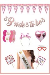 Bride To Be Bekarlığa Veda Partisi Rose Set