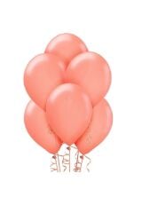 Metalik Balon 10 Adet Rose Gold
