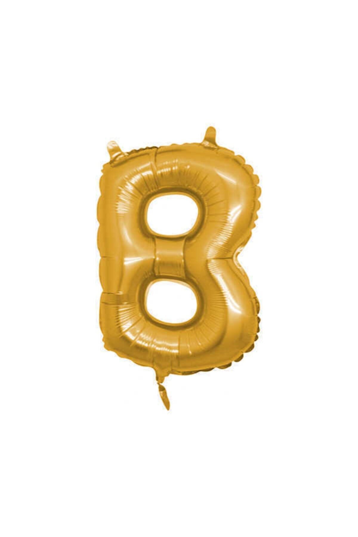 16'' Inç 40 Cm Folyo Harf Balon Gold B Harfi