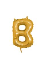 16'' Inç 40 Cm Folyo Harf Balon Gold B Harfi