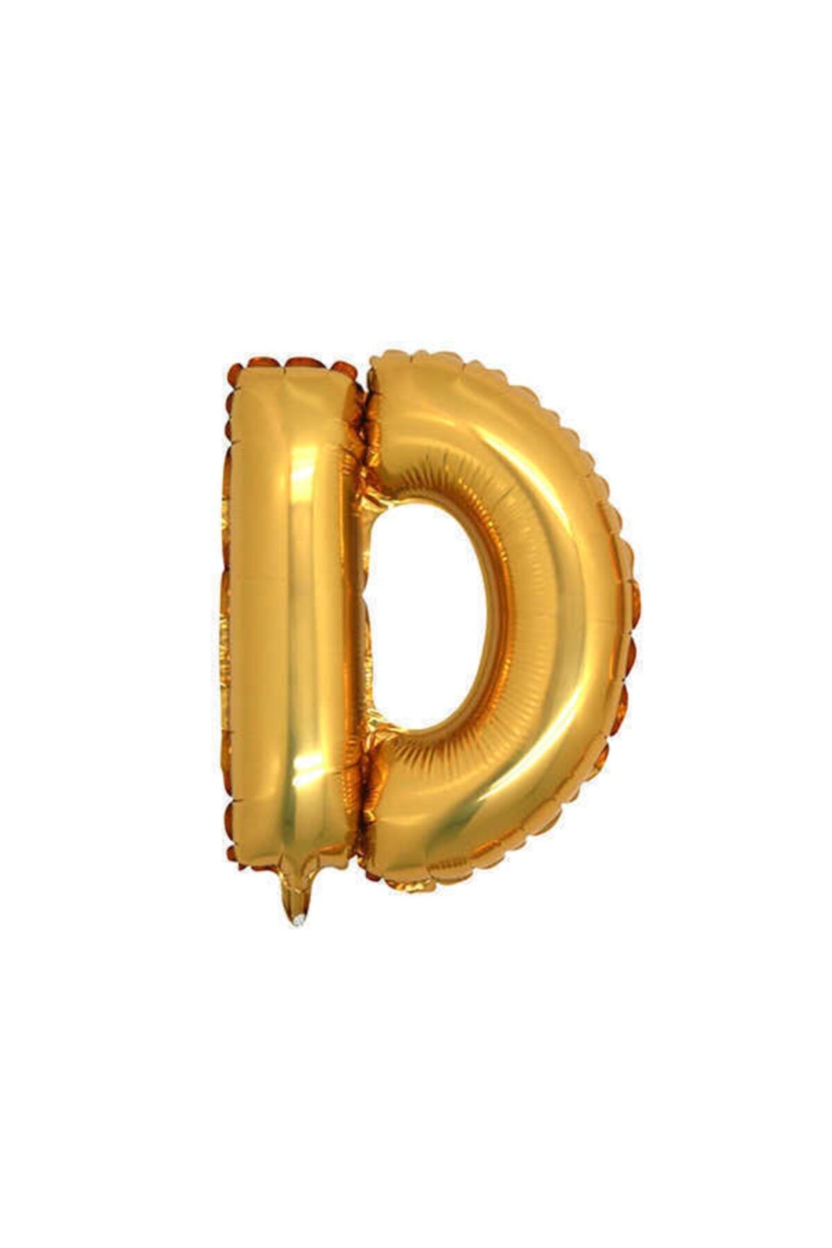 16'' Inç 40 Cm Folyo Harf Balon Gold D Harfi