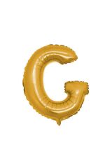 16'' Inç 40 Cm Folyo Harf Balon Gold G Harfi