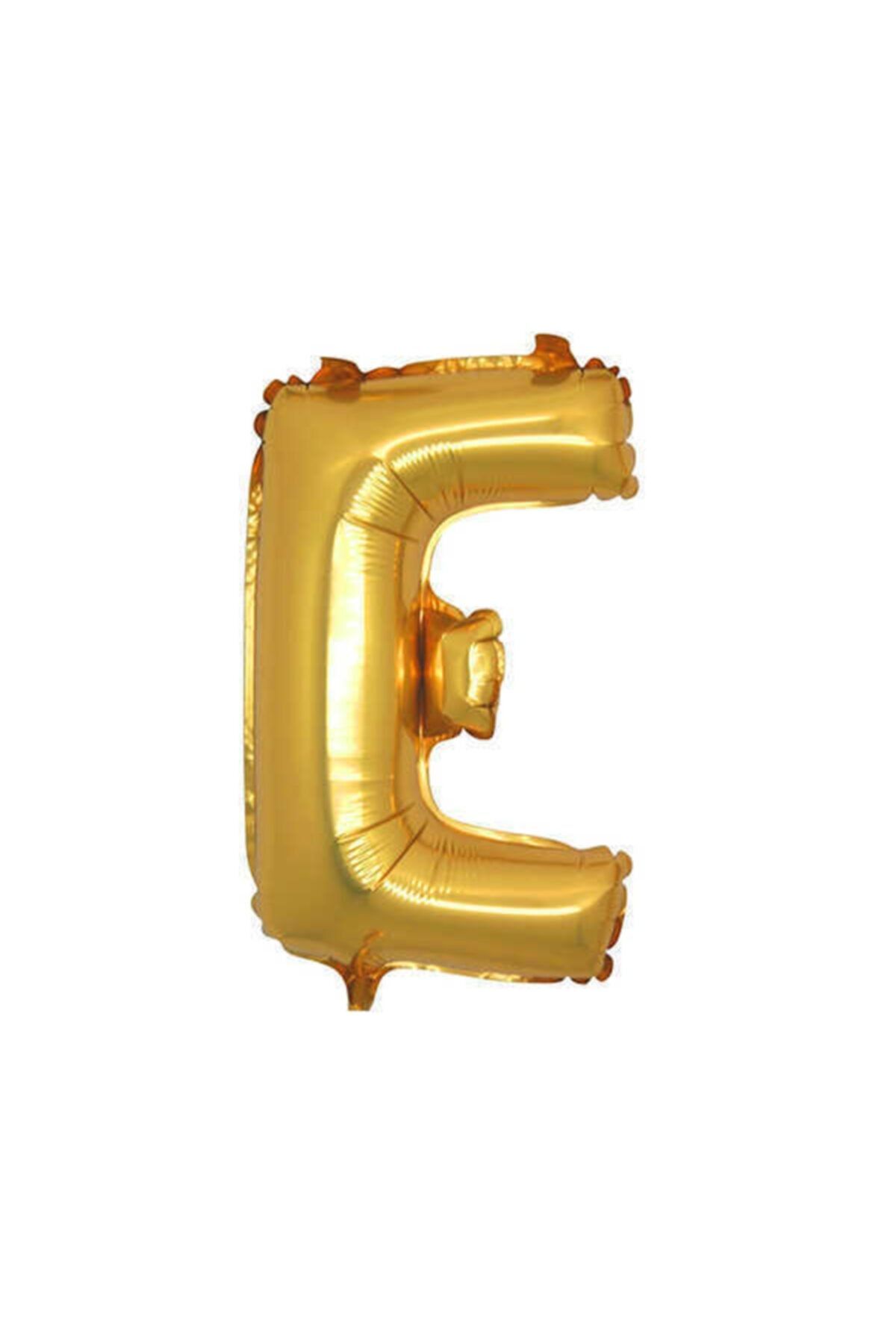 16'' Inç 40 Cm Folyo Harf Balon Gold E Harfi