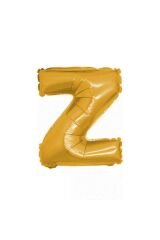 16'' Inç 40 Cm Folyo Harf Balon Gold Z Harfi
