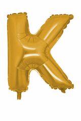 16'' Inç 40 Cm Folyo Harf Balon Gold K Harfi
