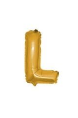 16'' Inç 40 Cm Folyo Harf Balon Gold L Harfi