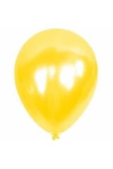 Metalik Balon 10 Adet Sarı