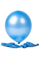 Metalik Balon 10 Adet Açık Mavi