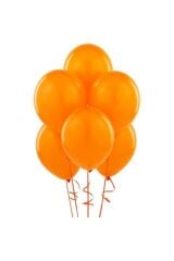 Metalik Balon 20 Adet Turuncu