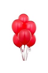 Metalik Balon 10 Adet Kırmızı