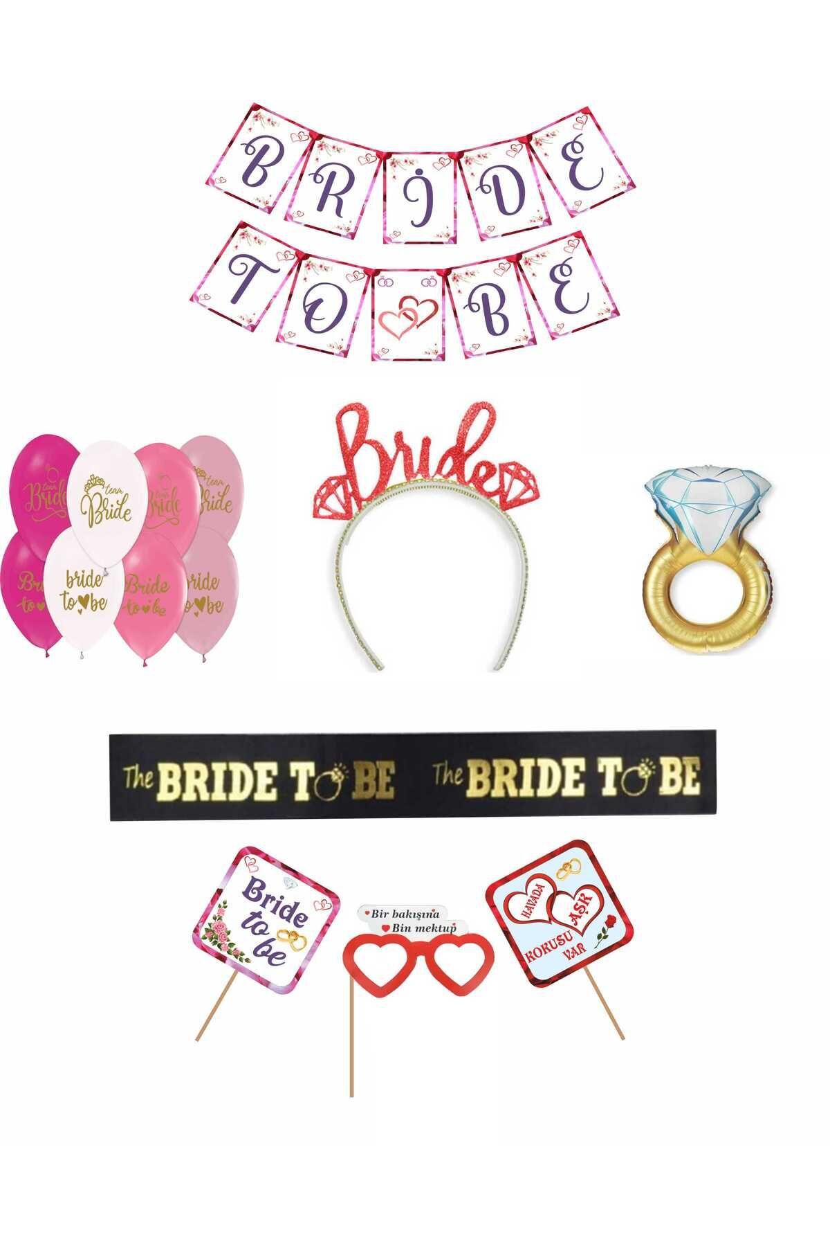 Bekarlığa Veda Partisi Seti Bride To Be Paketi