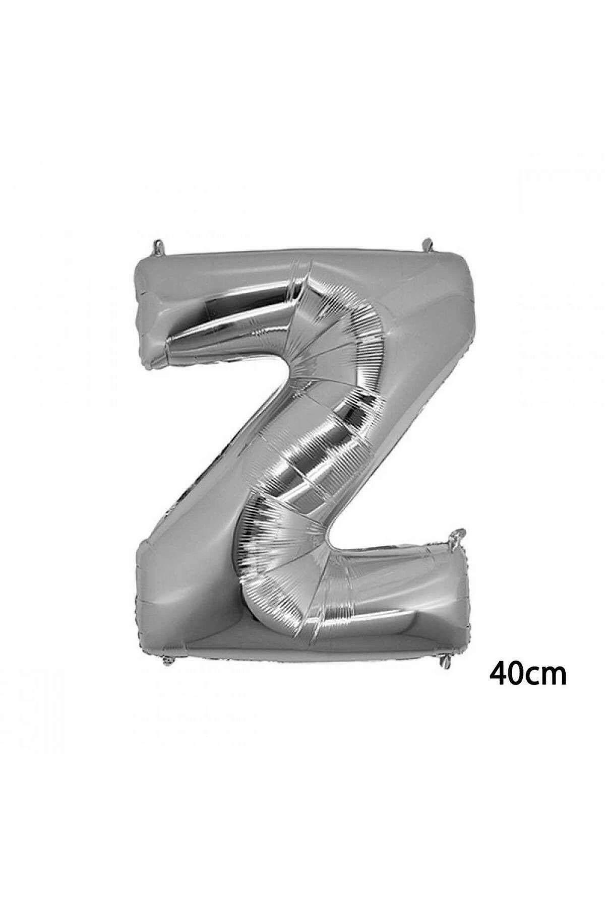 - 16 Inç Z Harfi Folyo Balon Gümüş 40 Cm 349109