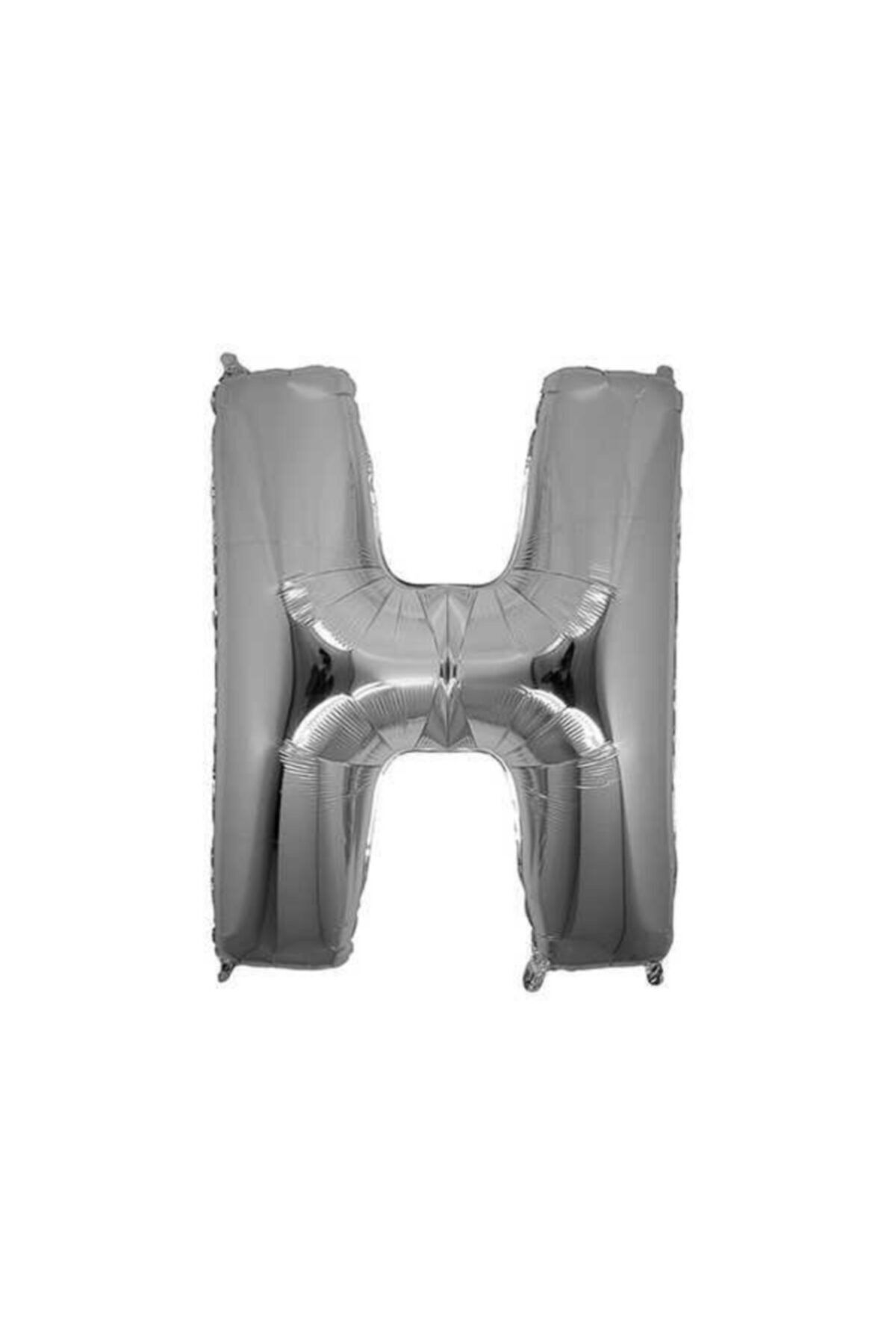 16'' Inç 40 Cm Folyo Harf Balon Gümüş H Harfi