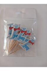 Kürdan Mavi Pasta Temalı 1 Yaş (20'li)