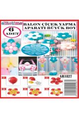 Balon Çiçek Yapma Aparatı Büyük 8 cm 6'lı