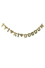 Metalik Gold Iyiki Doğdun Banner
