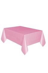 Pembe Plastik Kullan At Parti Masa Örtüsü