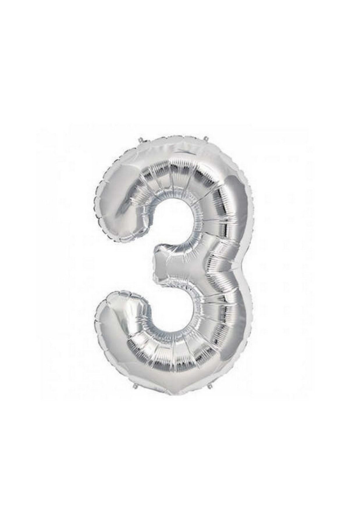 Folyo Balon Rakam 3 Gümüş 40 Inc P1-200 Ar1589g3