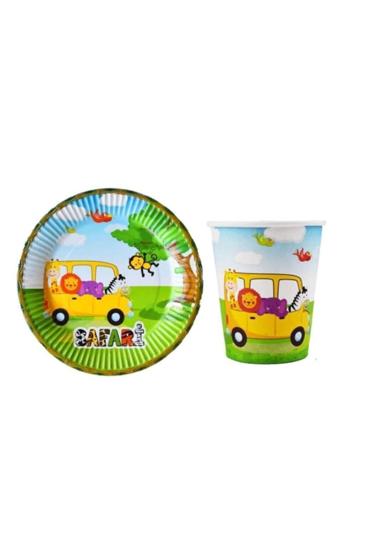 Tabak Bardak Set 8 Adet
