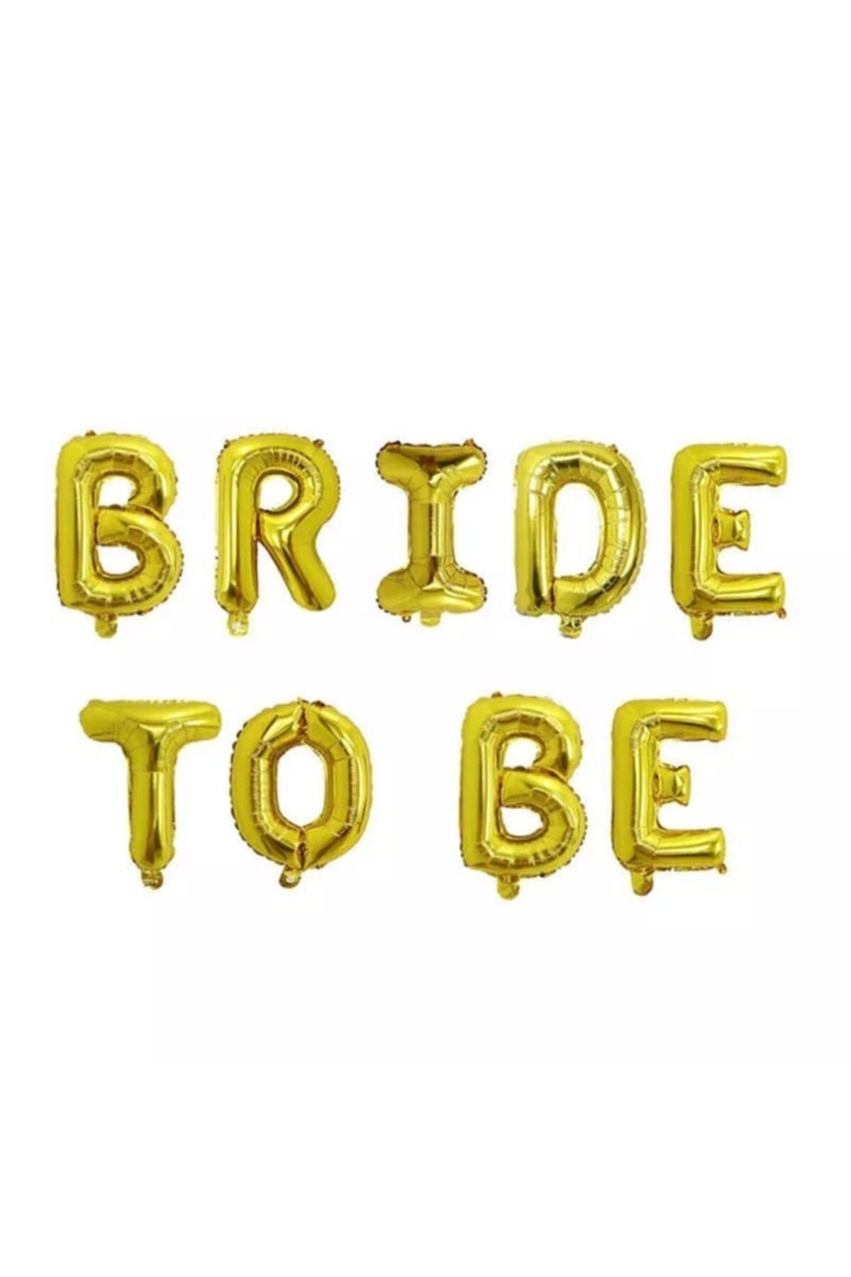 Bride To Be Folyo Balon Set Bekarlığa Veda Balon Seti 16''inç 40 Cm Gold