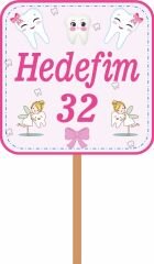 Ilk Dişim Çıktı Kişiye Özel Yazı Ve Konuşma Balonu Seti Pembe