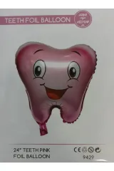 Diş Buğdayı Partisi Folyo Balon Pembe (24 Inch) 60 Cm(Kopya)